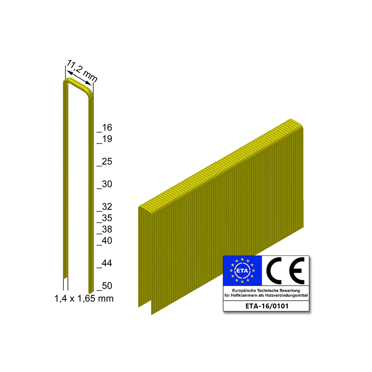 Prebena Heftklammern Z32CRFHA-ETA - rostfrei