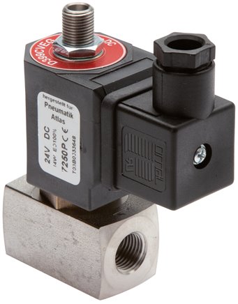 3/2-Wege ES-Magnetventil G 1/8" stromlos geschlossen (NC) 48V=