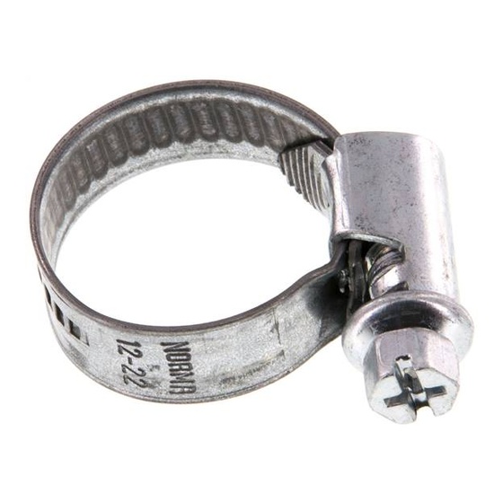 Fascetta stringitubo da 9 mm, 12-22 mm, acciaio zincato (W1) (NORMA)