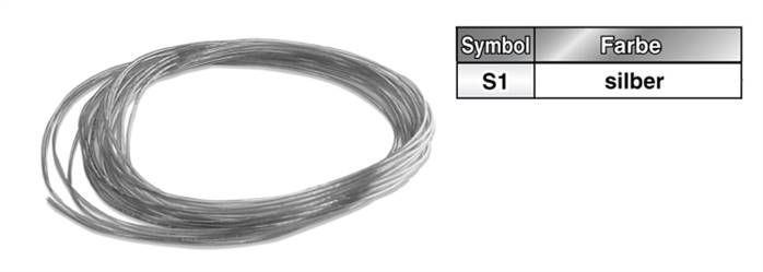 SMC TU1208S1-100 SMC Polyurethan-Schlauch, silb