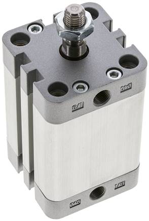 ISO 21287-Zylinder, doppeltw., Kolben 40mm, Hub 40mm, Kolbenstange AG