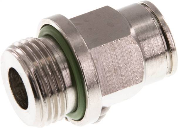 Gerader Steckanschluss G 3/8"-10mm, IQS-MSV (Hochtemperatur), Dichtung FKM