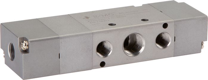 5/3-Wege Pneumatikventil, Mittelstellung geschlossen, G 1/4" (Pilot u. Abluft G