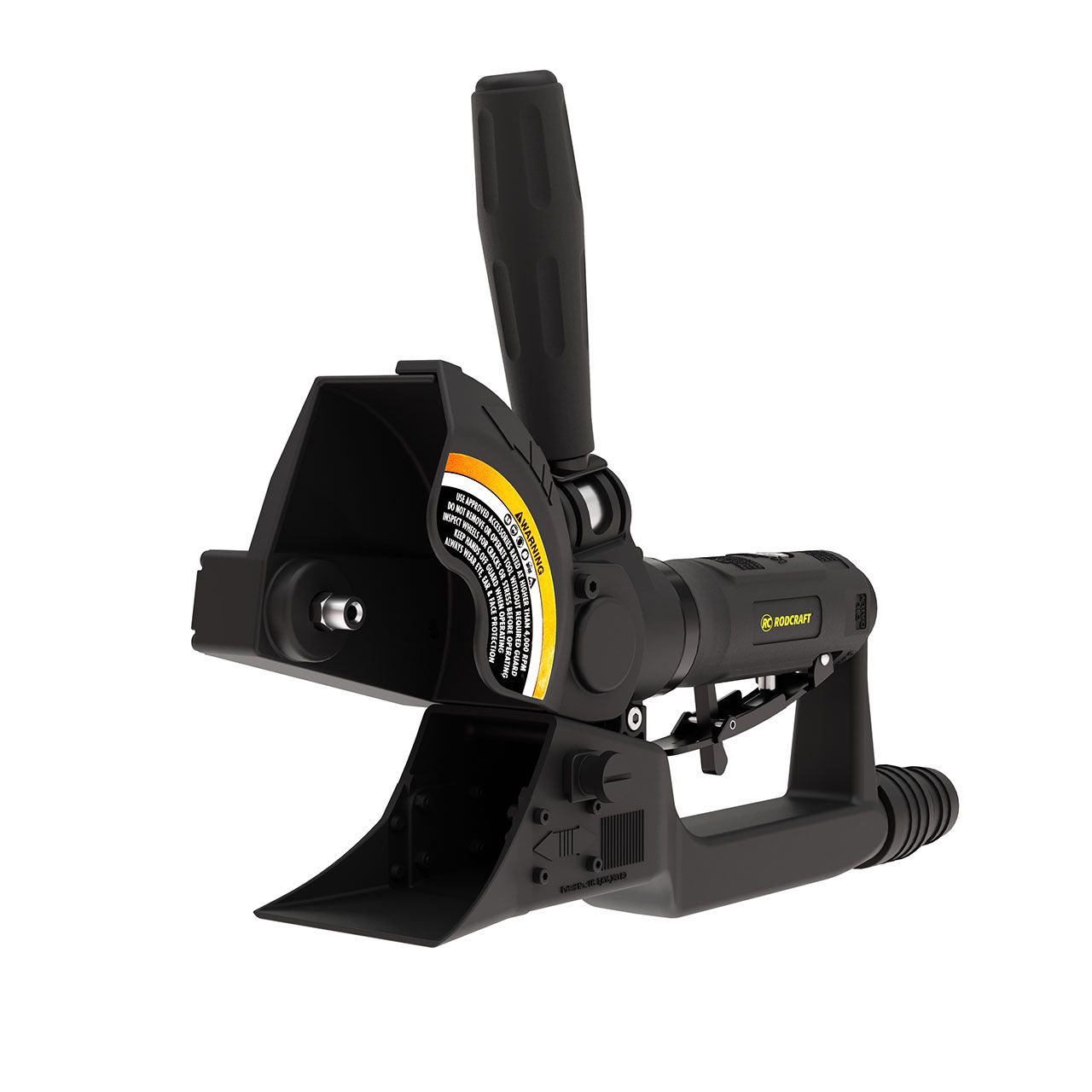 Rodcraft RC7095K Druckluft MBX Multi-Schleifer, stufenlose Geschwindigkeitsregulierung, verstellbarer Handgriff, mit viel Zubehör, im Kunststoffkoffer