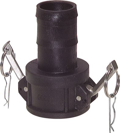 Kamlock-Kupplung (C) 38 (1-1/2")mm Schlauch, Polypropylen