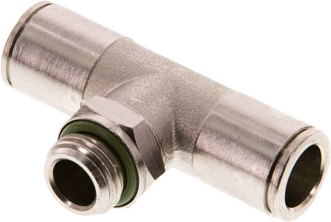 T-Steckanschluss G 1/4"-10mm, IQS-MSV (Hochtemperatur), Dichtung FKM