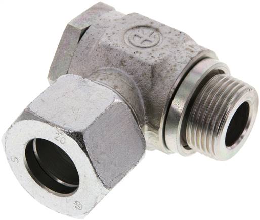 Winkel-Schwenkverschraubung G 3/4"-20 S (M30x2), Stahl verzinkt