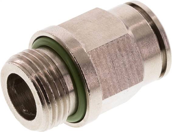 Gerader Steckanschluss G 3/8"-12mm, IQS-MSV (Hochtemperatur), Dichtung FKM