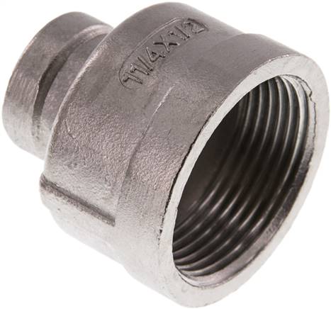 Rundmuffe Rp 1-1/4"-Rp 1/2", 1.4408