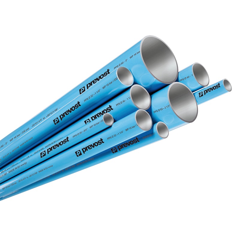 PREVOST-BLAU ALUMINIUM-ROHR Rohraußen-Ø = 50 | Länge 5,5 m (Ersetzt PPS TUB50L6)