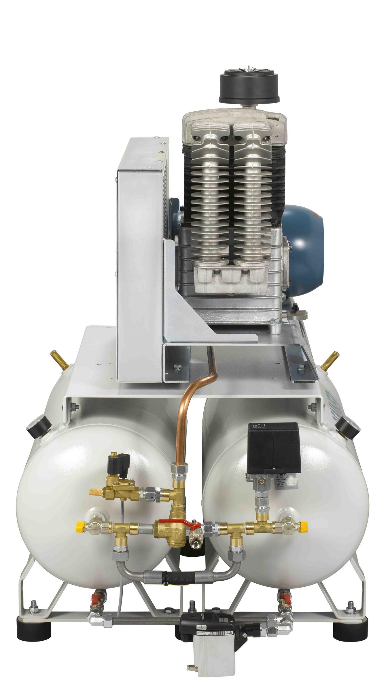 RENNER RIKO 960/2x90 Industrie-Kolbenkompressor 10 bar - Kesselanlage verzinkt , zulassungsfrei!