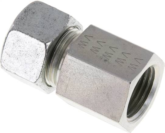 Aufschraub-Schneidringverschr. G 1/2"-15 L (M22x1,5), Stahl verzinkt