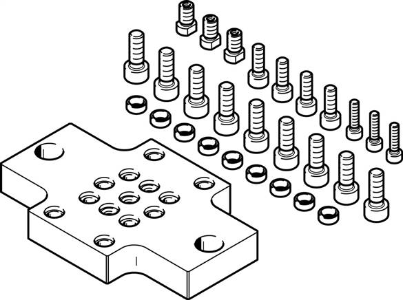 FESTO HMSV-74 (1088338) Adapterbausatz