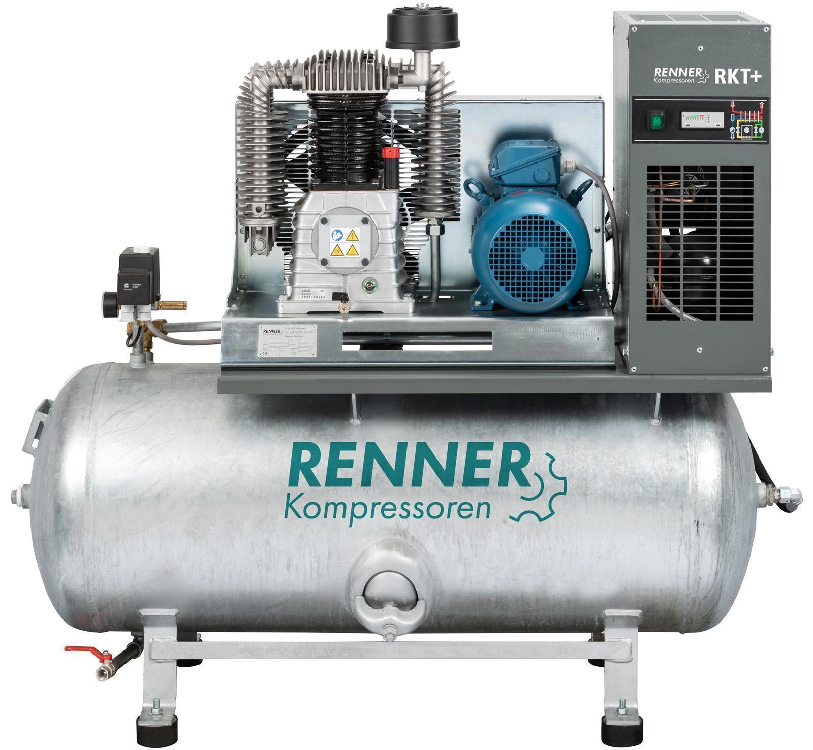 RENNER RIKO H 700/250 KT Industrie-Kolbenkompressor 15 bar - verzinkter Behälter, Kältetrockner