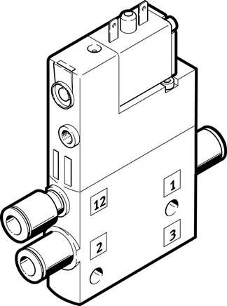 FESTO CPE14-M1BH-3OLS-QS-6 (196893) Magnetventil
