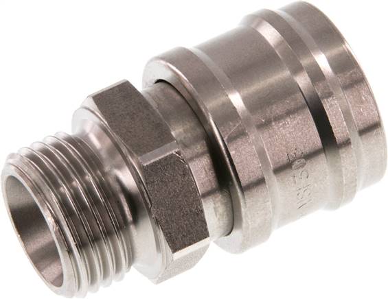 Schnellkupplung (NW7,2) G 1/2"(AG), Edelstahl