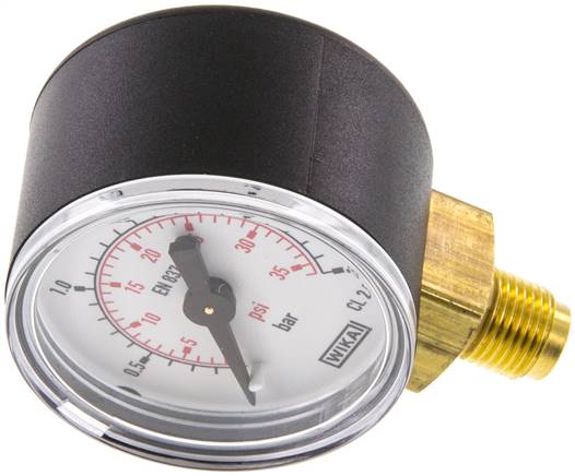 Manometer senkrecht (KU/Ms), 40mm, 0 bis 2,5 bar, G 1/8"