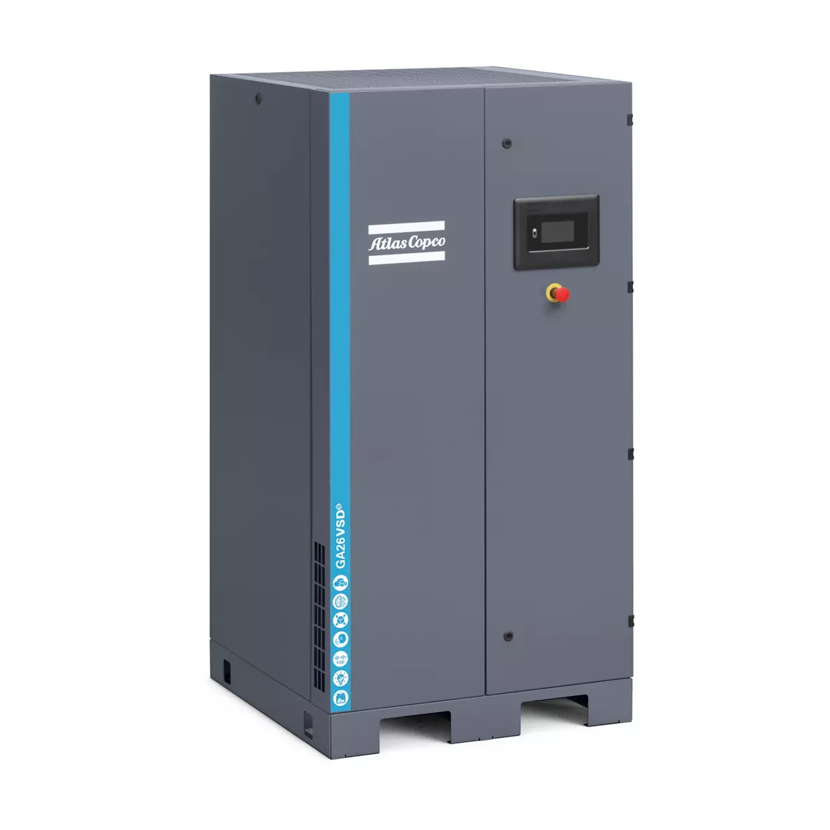Atlas Copco Schraubenkompressor GA 30 VSDs Pack - 13 bar
