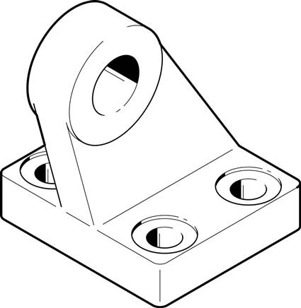 FESTO LBZS-63 (33846) Lagerbock