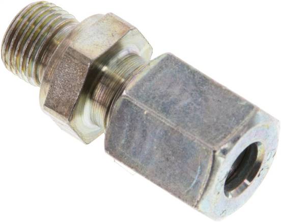 Gerade Schneidringverschr. G 1/8"-6 L (M12x1,5), Stahl verzinkt