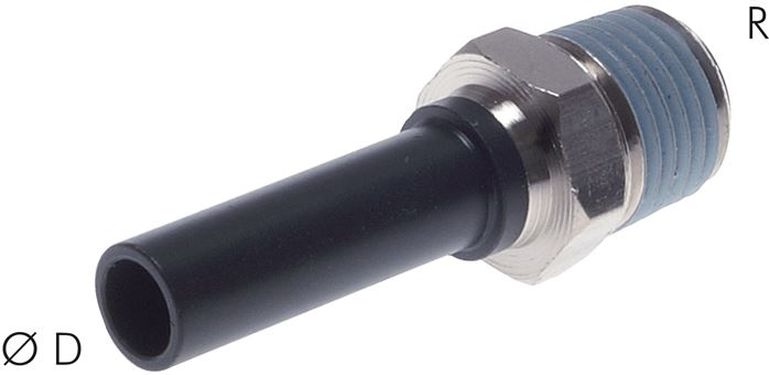 Einschraubtülle R 1/4"-10mm Stecknippel, IQS-Standard
