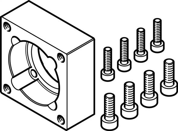 FESTO EAMF-A-38A-60S/60T (562670) Motorflansch