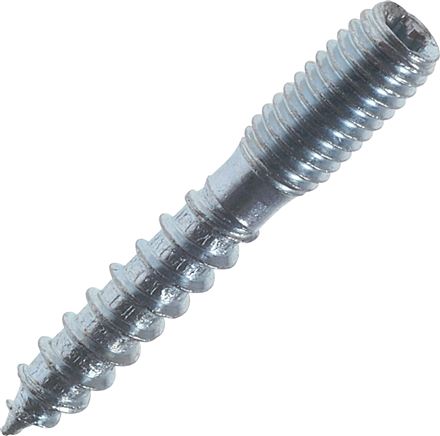 Stockschraube M 8x80, Stahl verzinkt Sternprofil (TX)