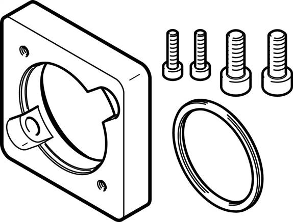 FESTO EAMF-A-38A-40P (1984478) Motorflansch
