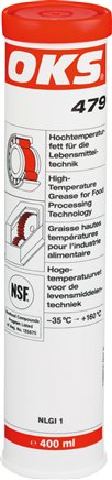 OKS 479 - Hochtemperaturfett (NSF H1), 400 ml Kartusche