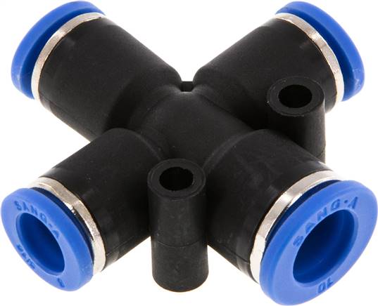 Kreuz-Steckanschluss 1x10mm-3x8mm, IQS-Standard