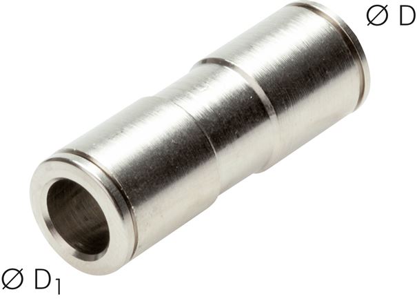 Gerader Steckanschluss 12mm-12mm, IQS-MSV (Standard)