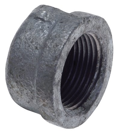 Verschlusskappe Rp 1-1/4", Temperguss verzinkt Typ VKR 114 ST
