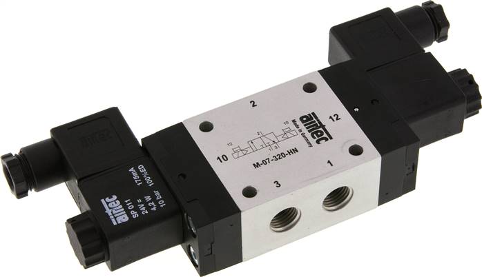 3/2-Wege Magnetimpulsventil, G 1/4", 24 V=