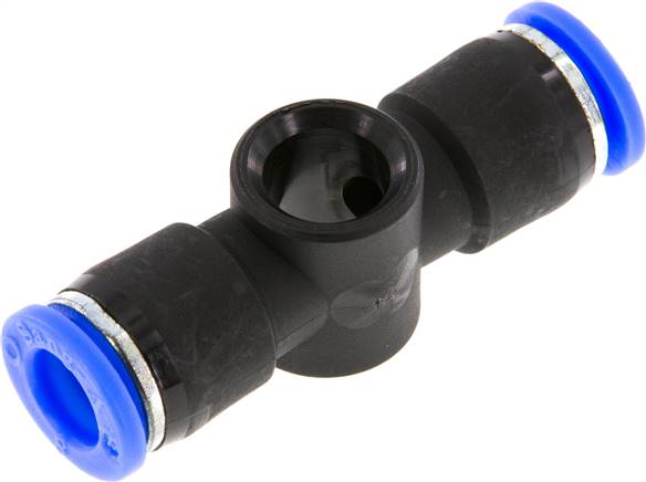 Steckanschluss, T-Ringstück G 1/8"-8mm, IQS-Standard