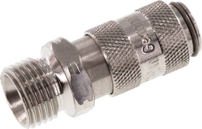 Schnellkupplung (NW2,7) G 1/8"(AG), 1.4404