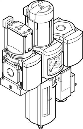 FESTO MSB6-1/2:C3J1F3-WP (542270) Wartungsgeräte-Kombination