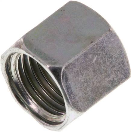 Überwurfmutter f. Schneidringverschr. 8 L (M14x1,5), Stahl verzinkt