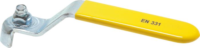 Messing-Kugelhahn, DVGW, Rp 2", -0,9 bis 25 bar