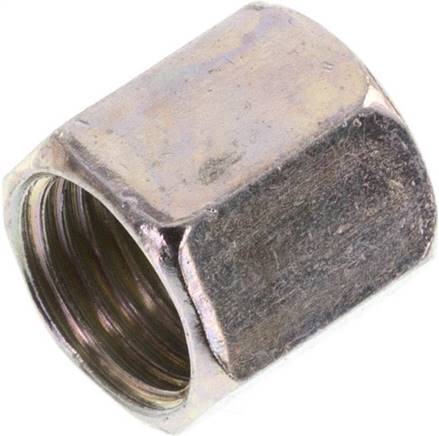 Überwurfmutter f. Schneidringverschr. 5 LL (M10x1), Stahl verzinkt