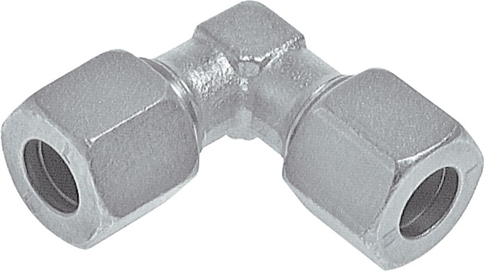 Winkel-Schneidringverschraubung 12 L (M18x1,5), Stahl verzinkt