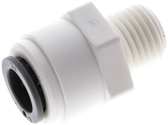 Gerader Steckanschluss NPT 1/4"-3/8" (9,52 mm), IQS-LE (EPDM-Dichtung)