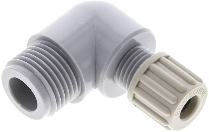 Winkel-Verschraubung G 1/2"-8x6mm, PA