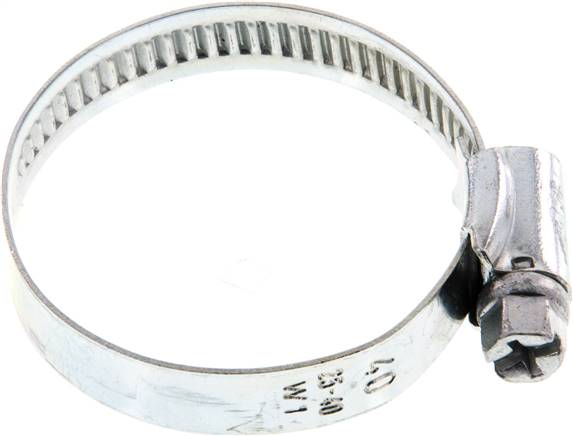 9mm Schlauchschelle 25 - 40mm, Stahl verzinkt (W1) (IDEAL)