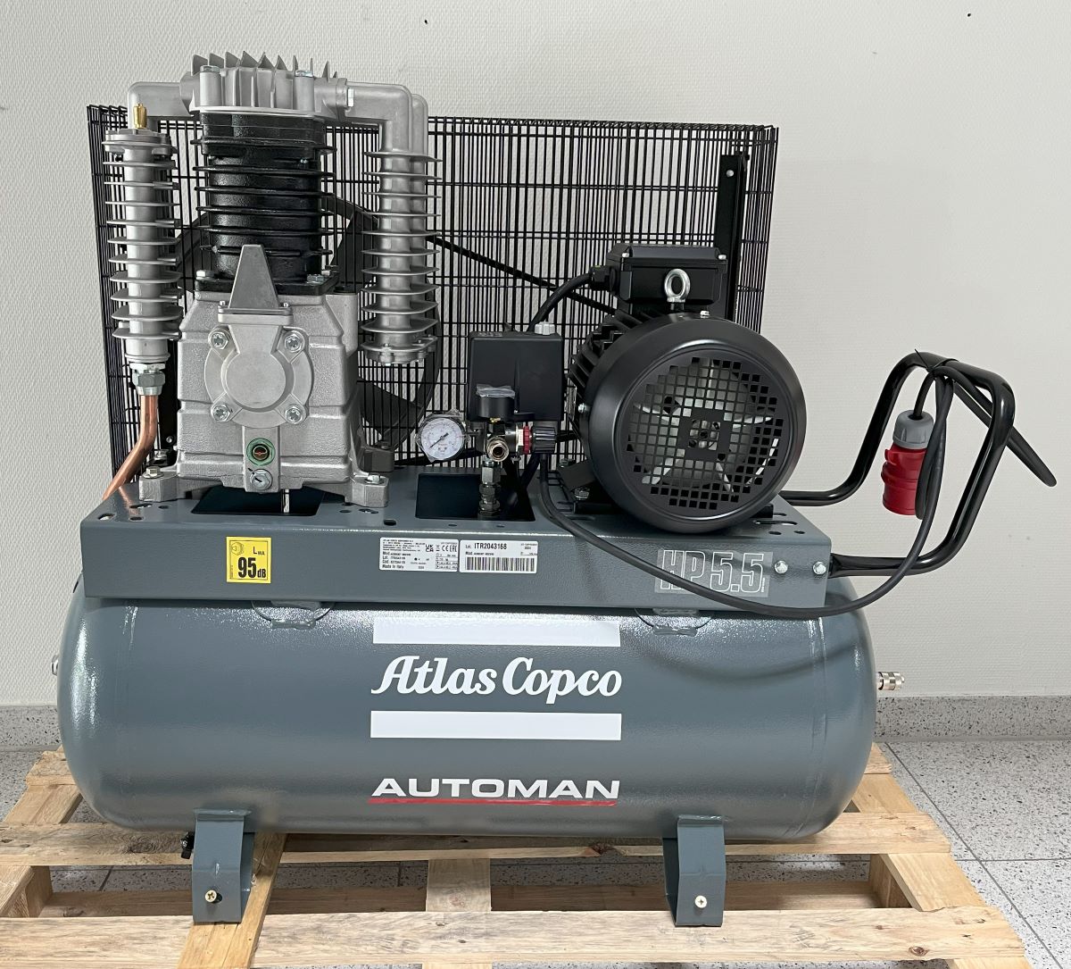 B-WARE Atlas Copco Kolbenkompressor Automan AC55-11 E 90 T - SN ITR2043168