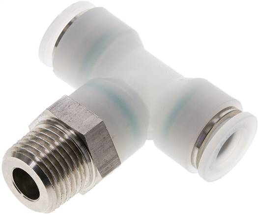 T-Steckanschluss R 1/2"-12mm, IQS-PVDF