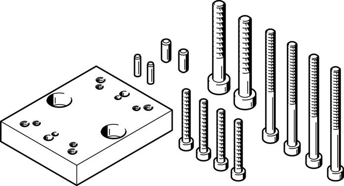 FESTO HAPG-SD2-47 (544641) Adapterbausatz