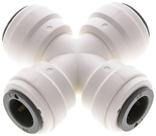 Kreuz-Steckanschluss 3/8" (9,52 mm), IQS-LE (EPDM-Dichtung)