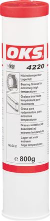 OKS 4220 - Höchsttemperatur-Lagerfett (NSF H1), 800 g Kartusche