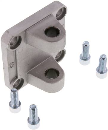 ISO 15552-Gabelschwenkbefestigung 80 mm, Aluminium mit Buchse