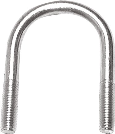 Rundstahlbügel, M 20, 267 - 273mm, Stahl verzinkt